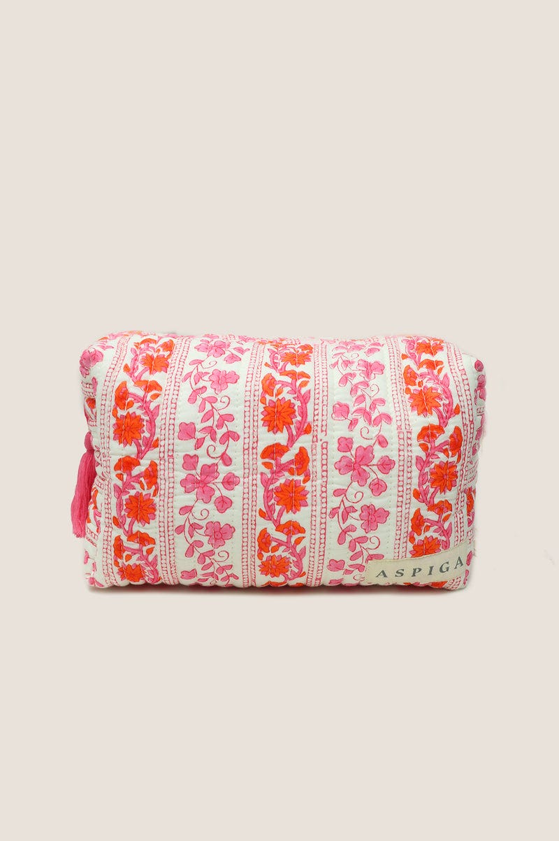 Medium Block Print Wash Bag