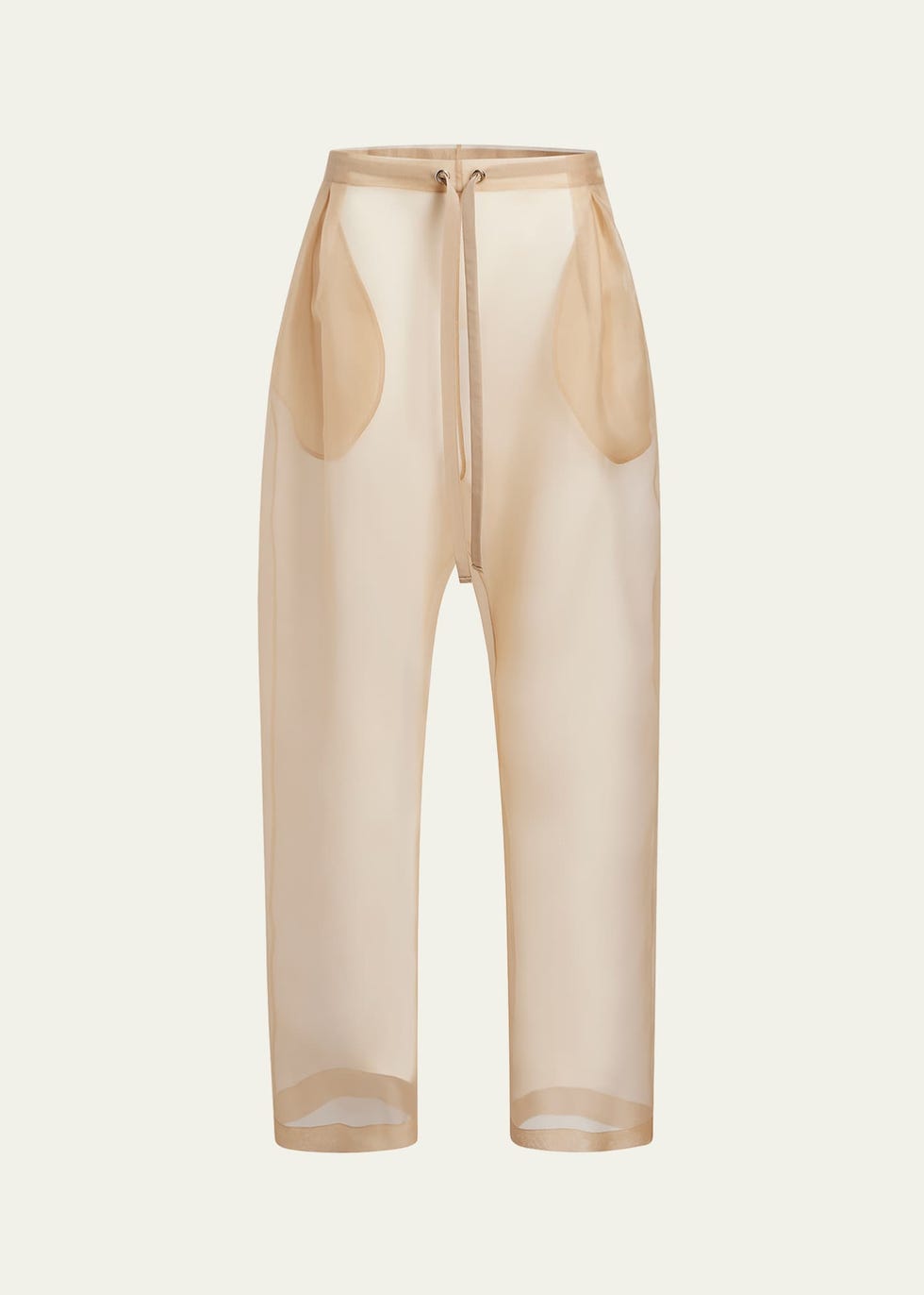 Trenton Drawstring Sheer Pants