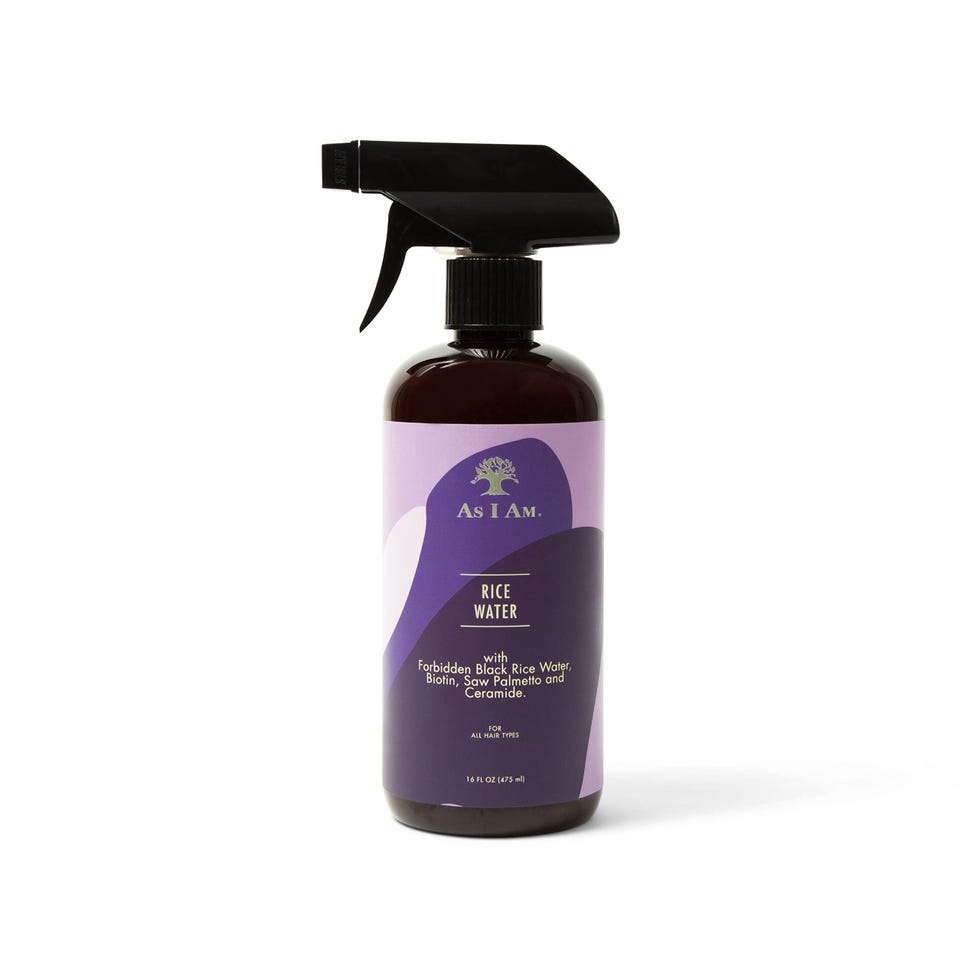 Spray de cabelo com água de arroz