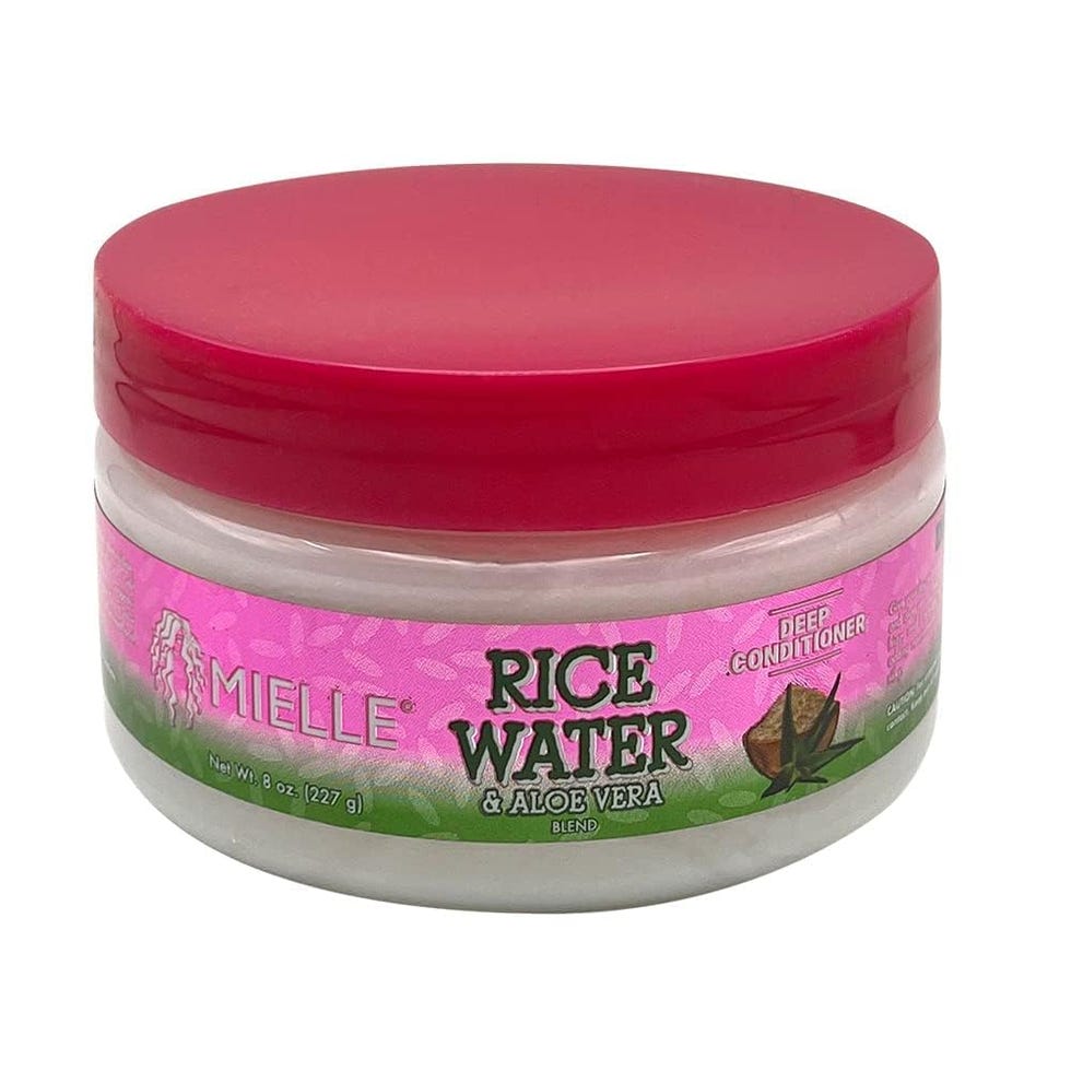 Condicionador profundo de água de arroz e aloe vera