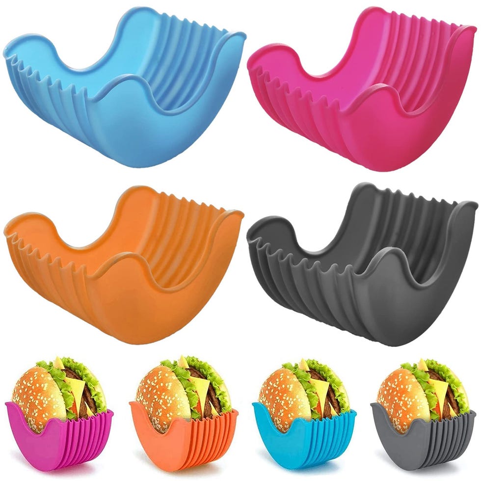 Adjustable Hamburger Holders, 4-Pack