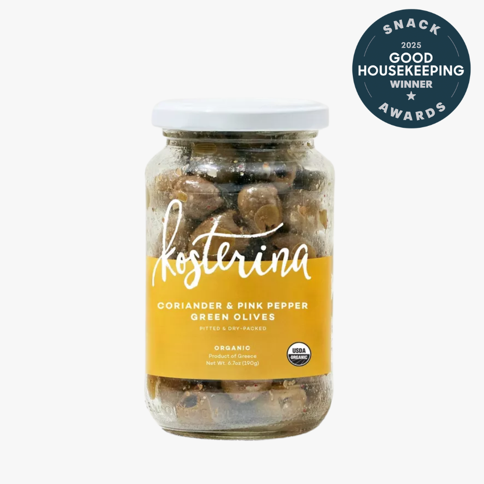 Coriander and Pink Pepper Green Olives