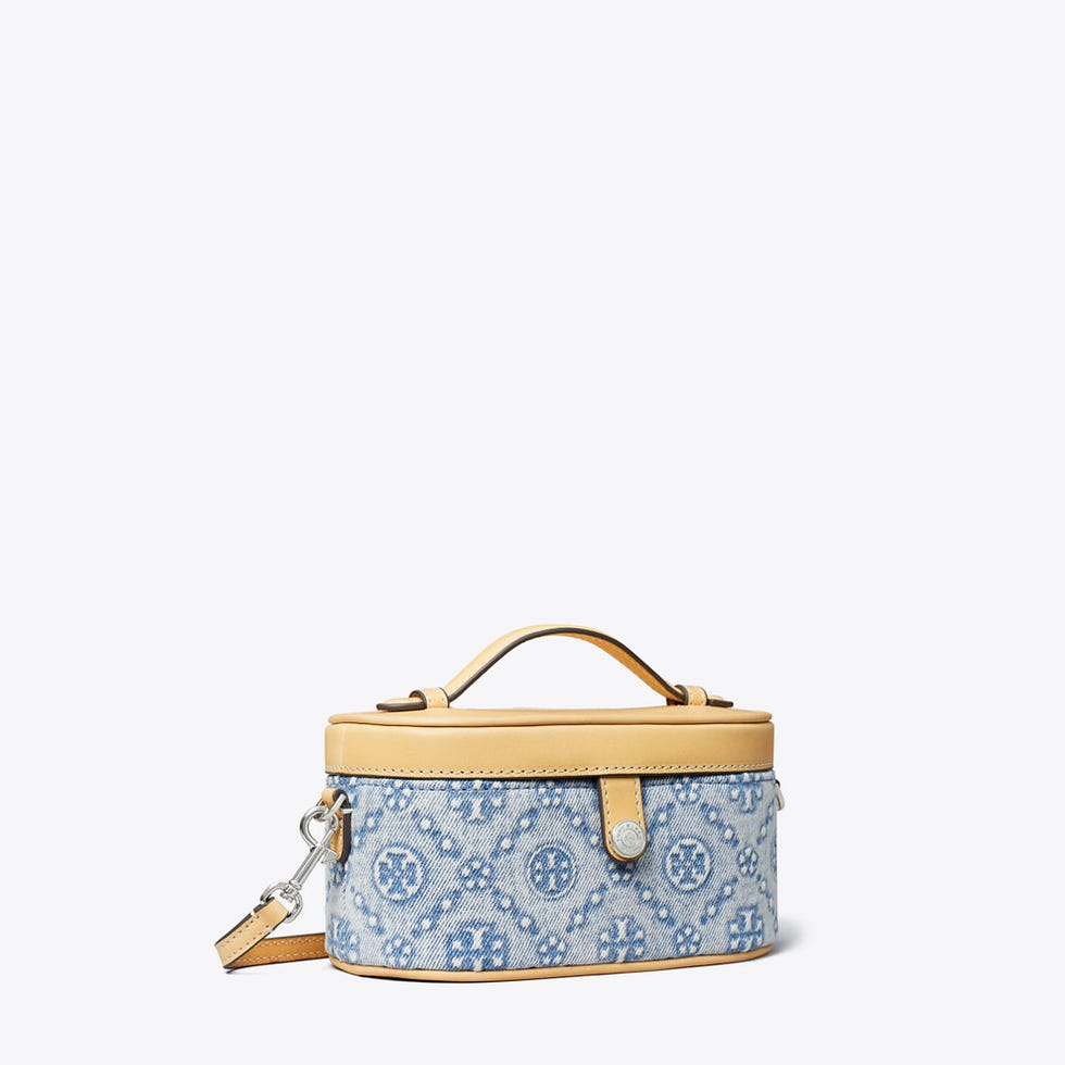 T Monogram Denim Vanity Case