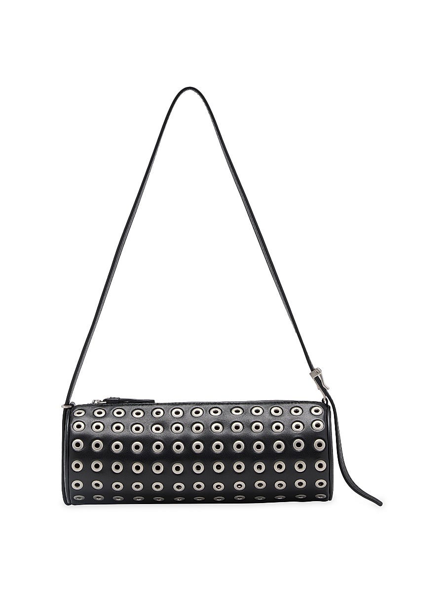 Silo Eyelet Leather Shoulder Bag 