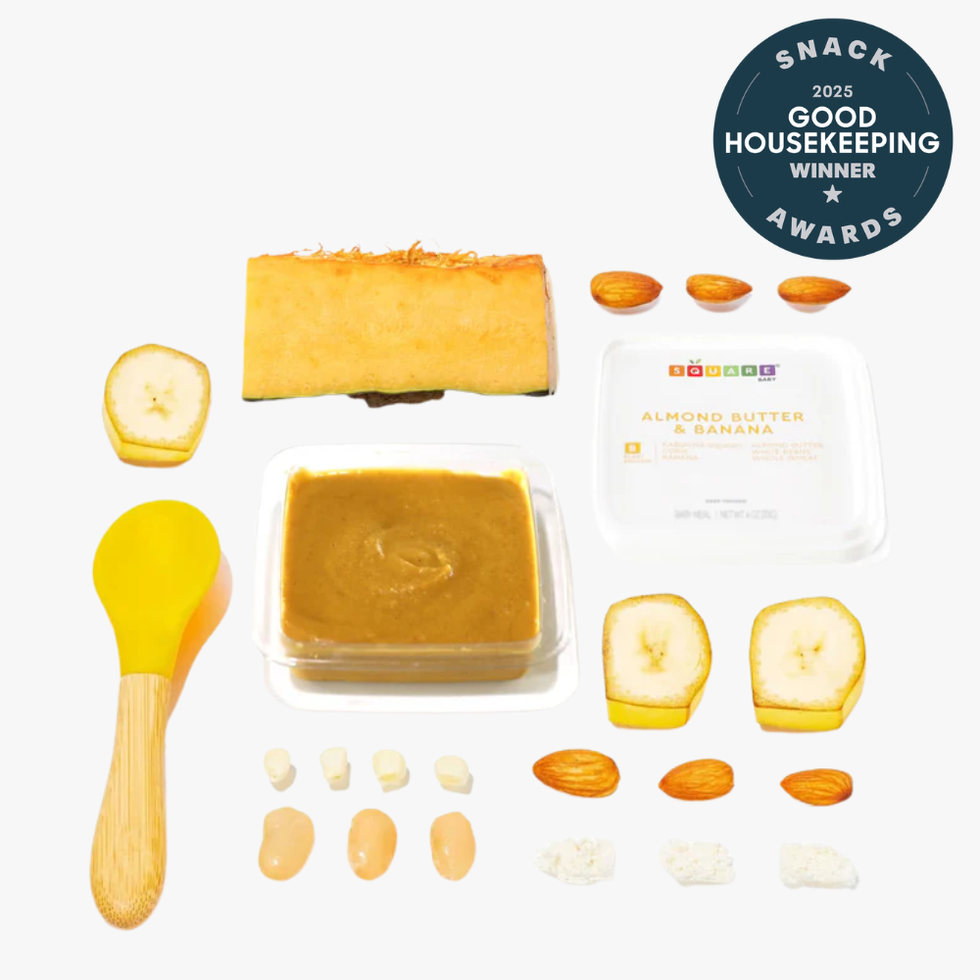 Almond Butter & Banana Square Meal Puree