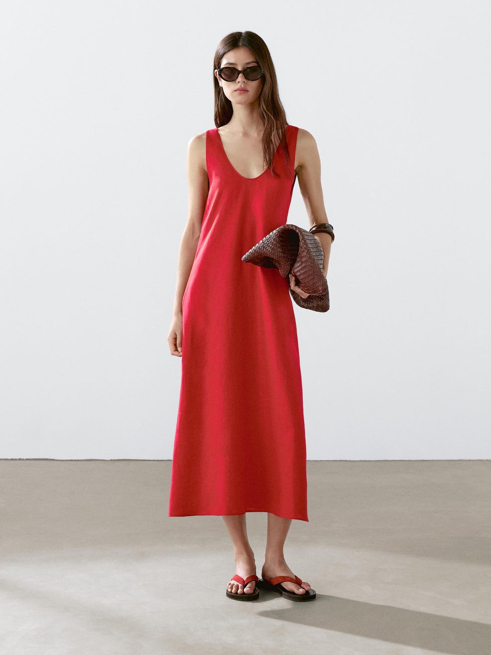 Vestido de linho