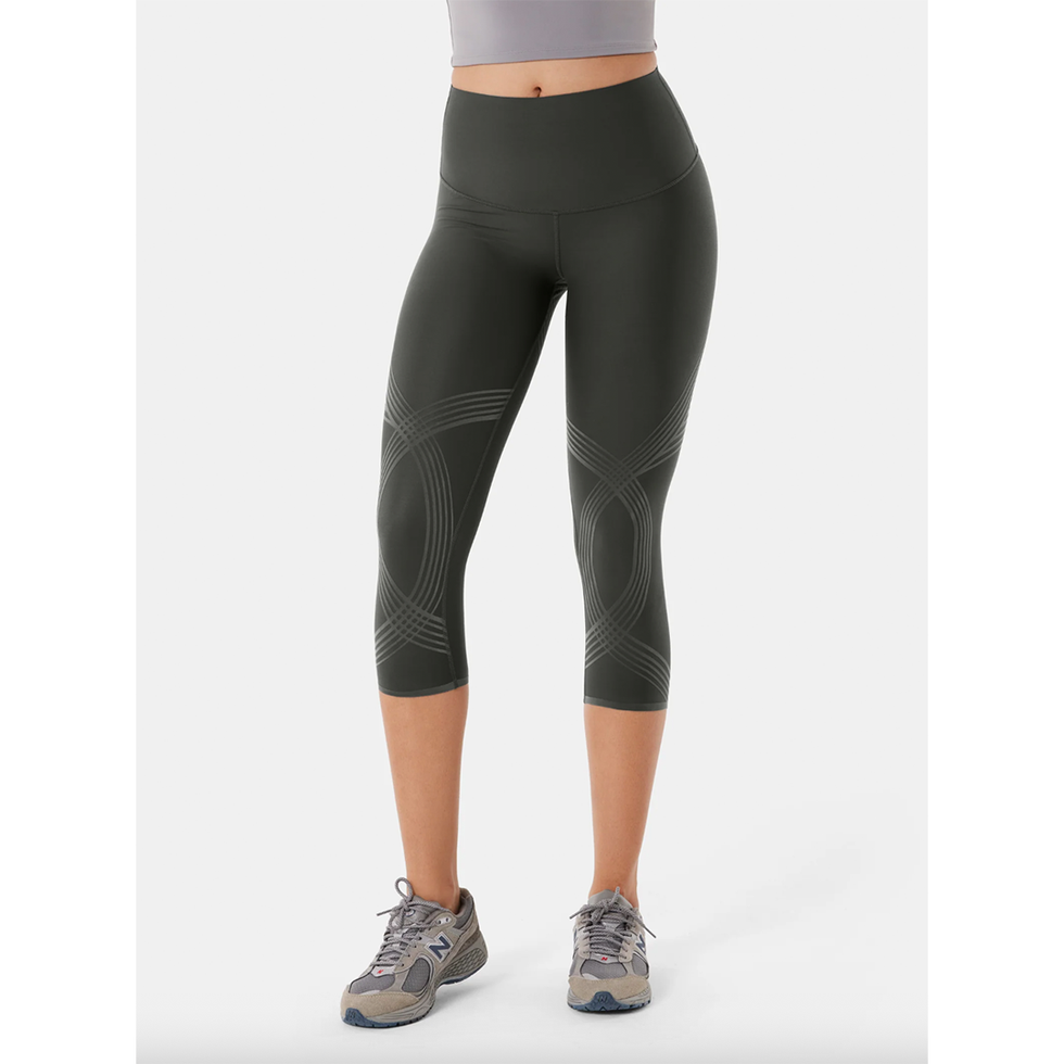 Body Sculpt Capri Leggings (Reversible Wear)