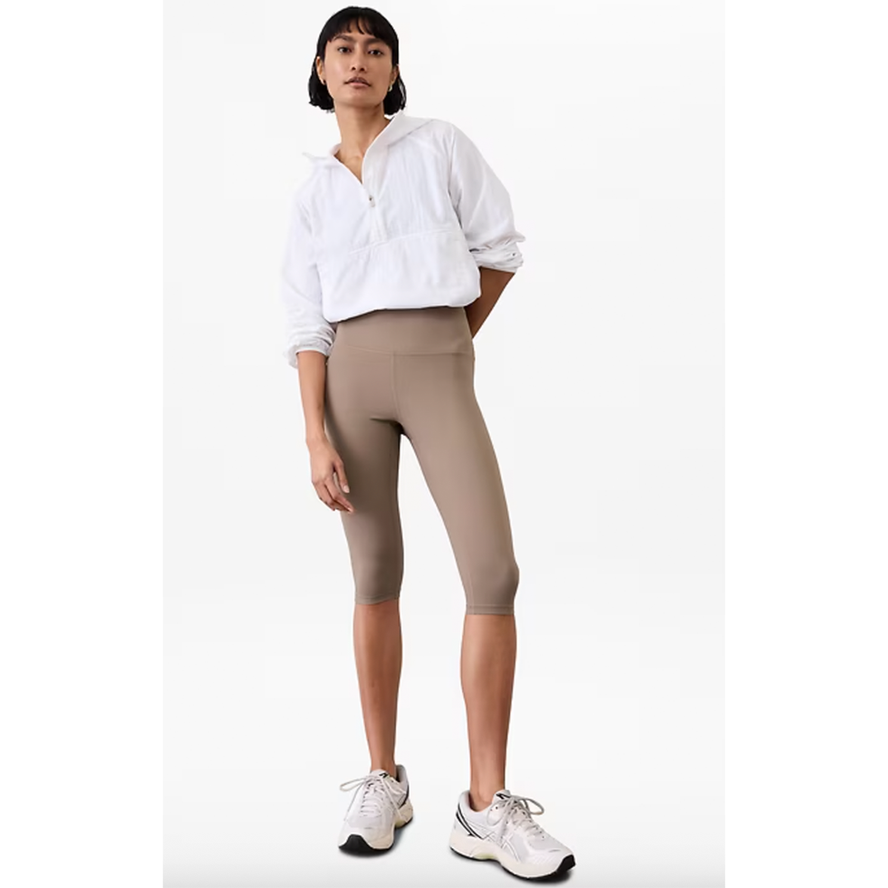 Transcend High Rise Rib Crop Leggings