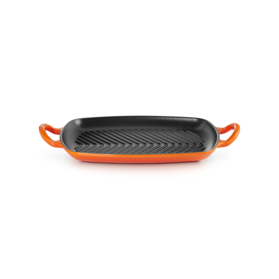 Cast Iron Shallow Rectangular Grill