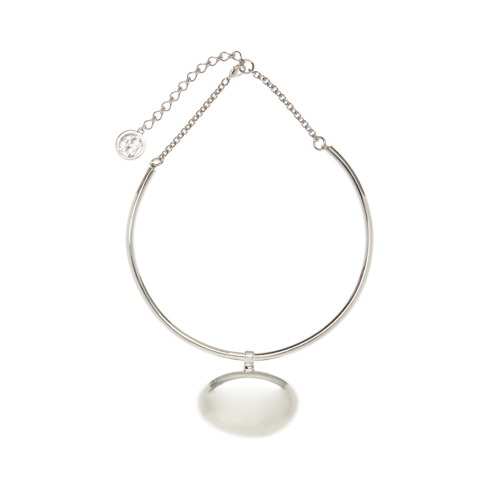 Exclusieve Carolina zilverkleurige ketting
