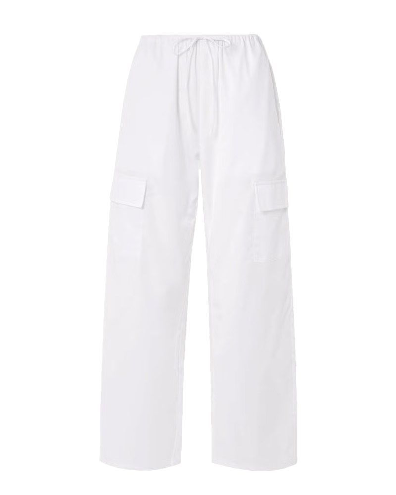 パンツ GIVENCHY WHITE POPLIN WIDE-LEG PANT CL0098677EL.jpg