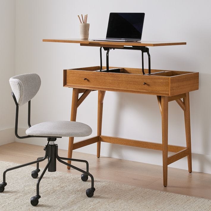 Mid-Century Adjustable Desk 