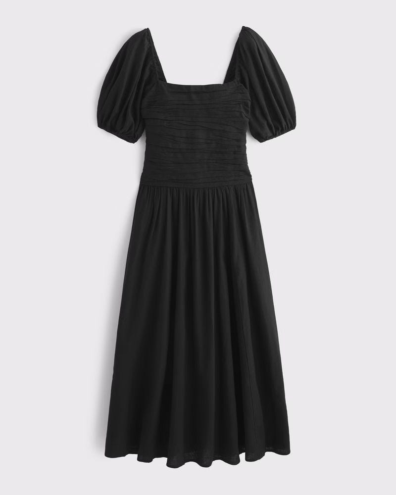 The Black One... Emerson Drop-Waist Maxi Dress