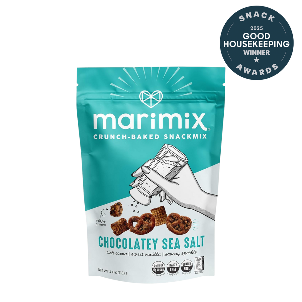 Chocolatey Sea Salt Crunch-Baked Snackmix