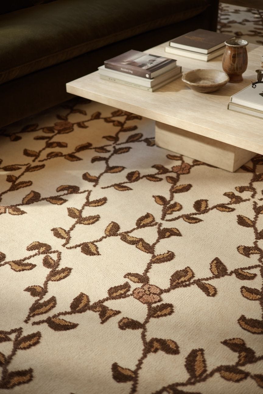 Tillar Hand-Knotted Wool Rug by Jake Arnold