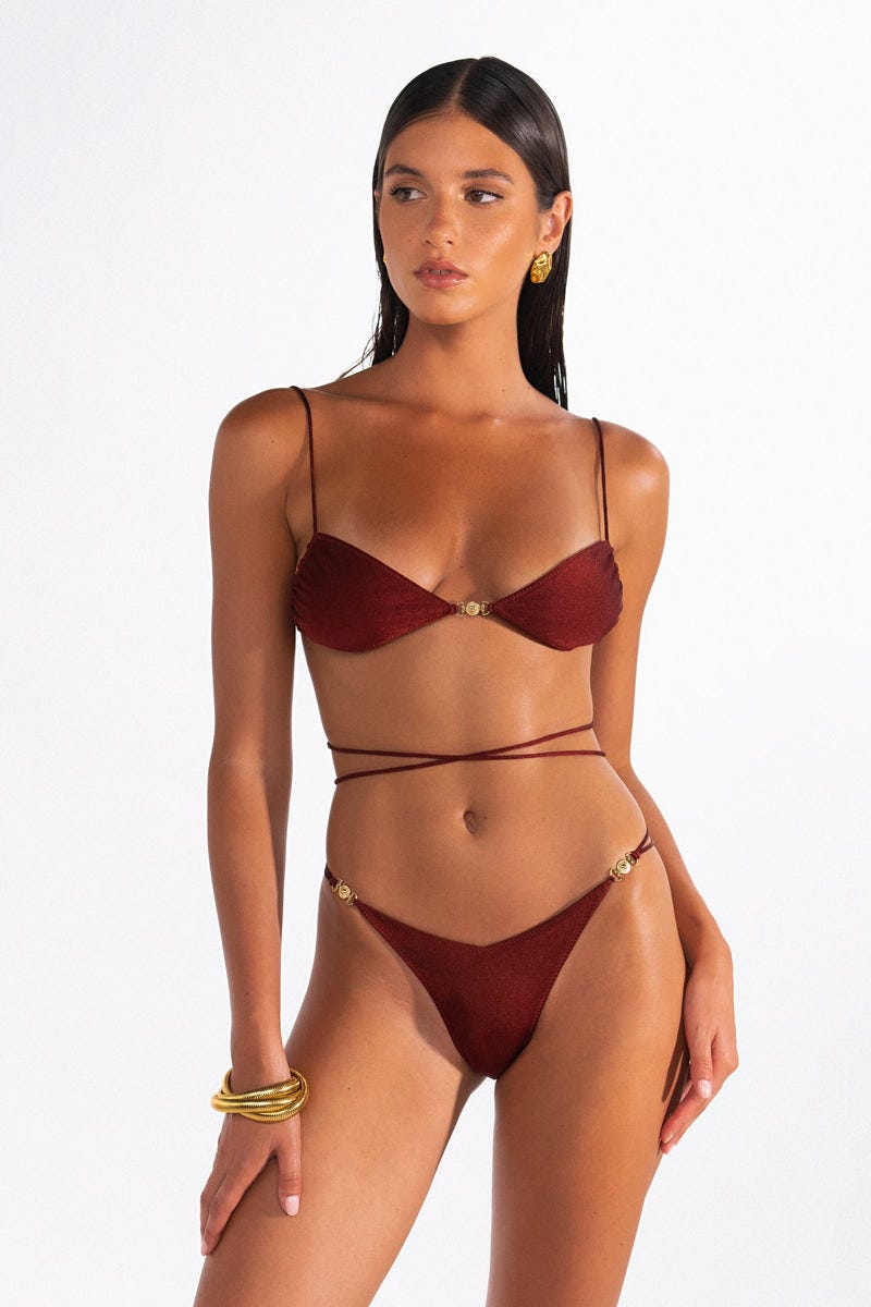 Top de bikini tipo bralette Ella Ribera