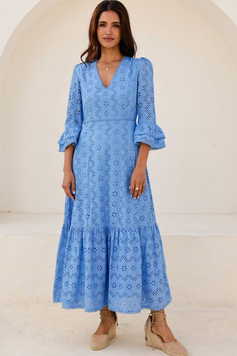 Victoria Broderie Dress, £210