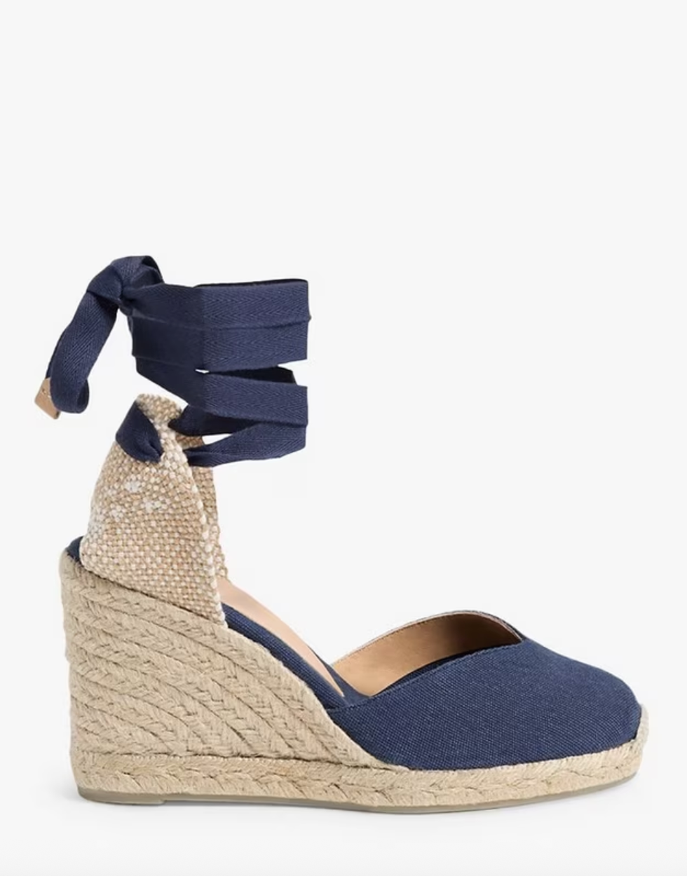Chiara Cotton Wedge Espadrille Sandals