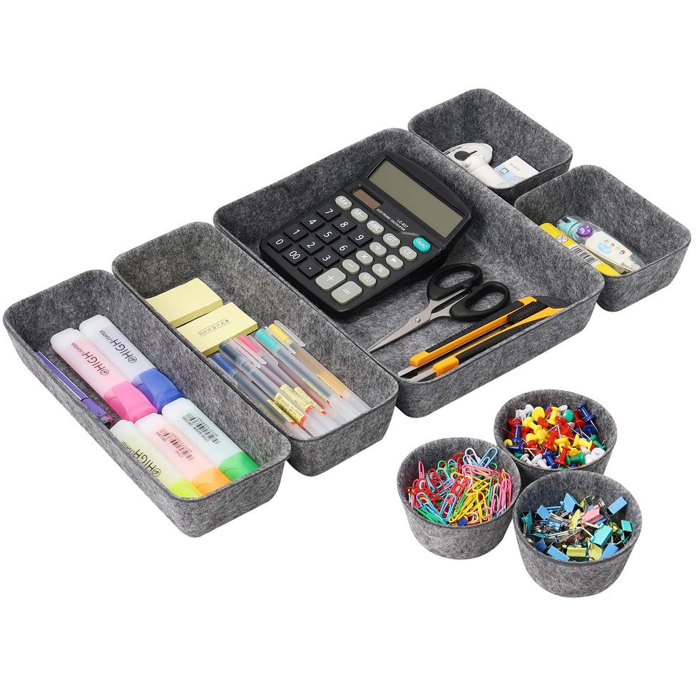 8 Set Felt Drawer Organisers