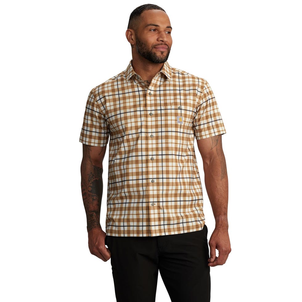 Force Sun Defender Short-Sleeved Plaid Shirt