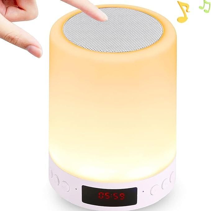 Youool Lámpara de mesa con altavoz