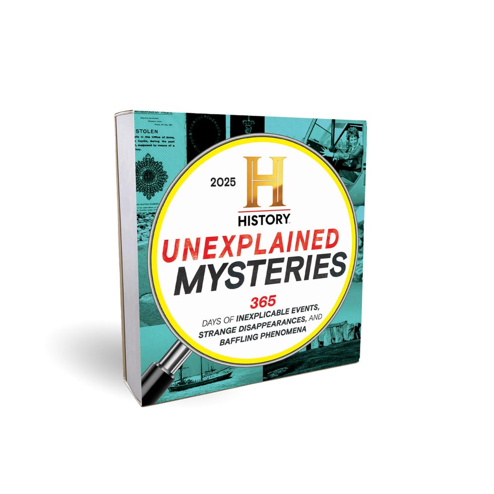 2025 History Channel Unexplained Mysteries Calendar