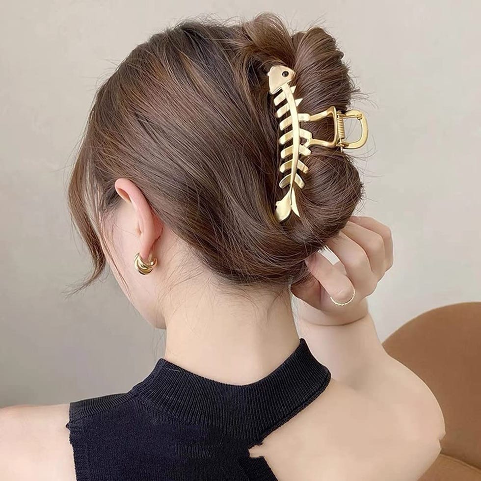 Fish Bone Claw Clip