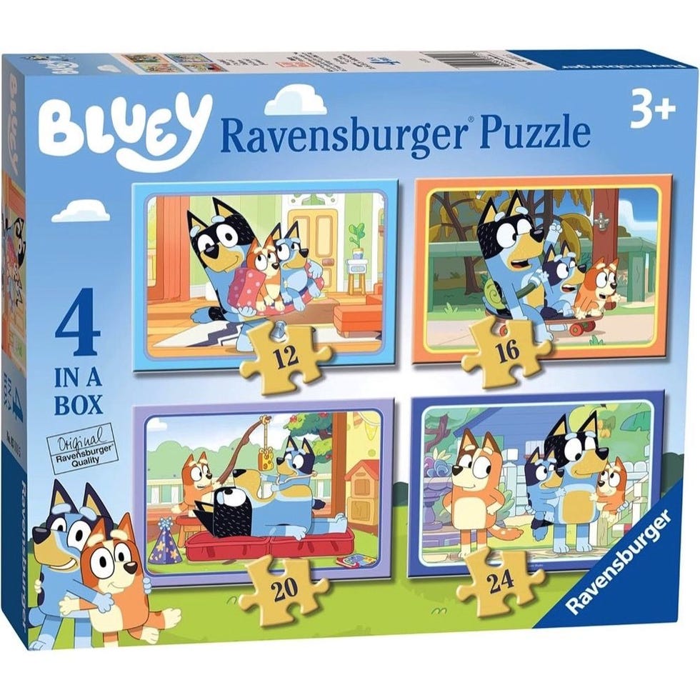 Bluey 4-in-a-Box Jigsaw Puzzles