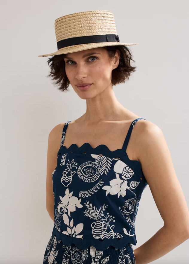 Casual Straw Boater