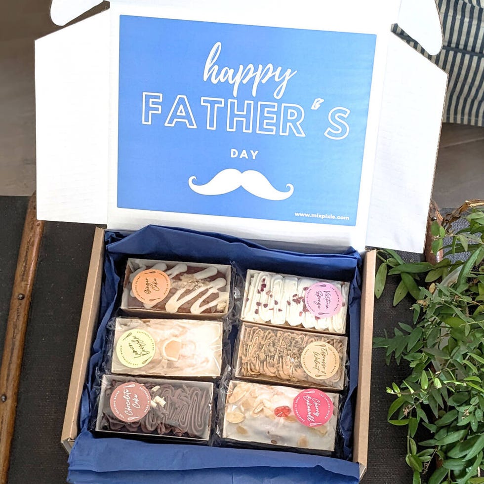 Father's Day Six Mini Loaf Cakes Gift Box