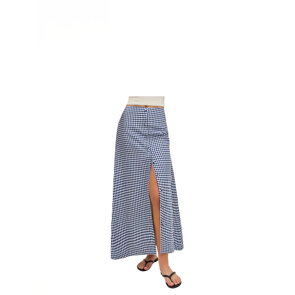 Andi linnen maxi-rok