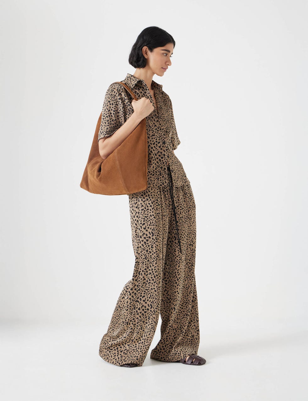 Petunia animal print trousers