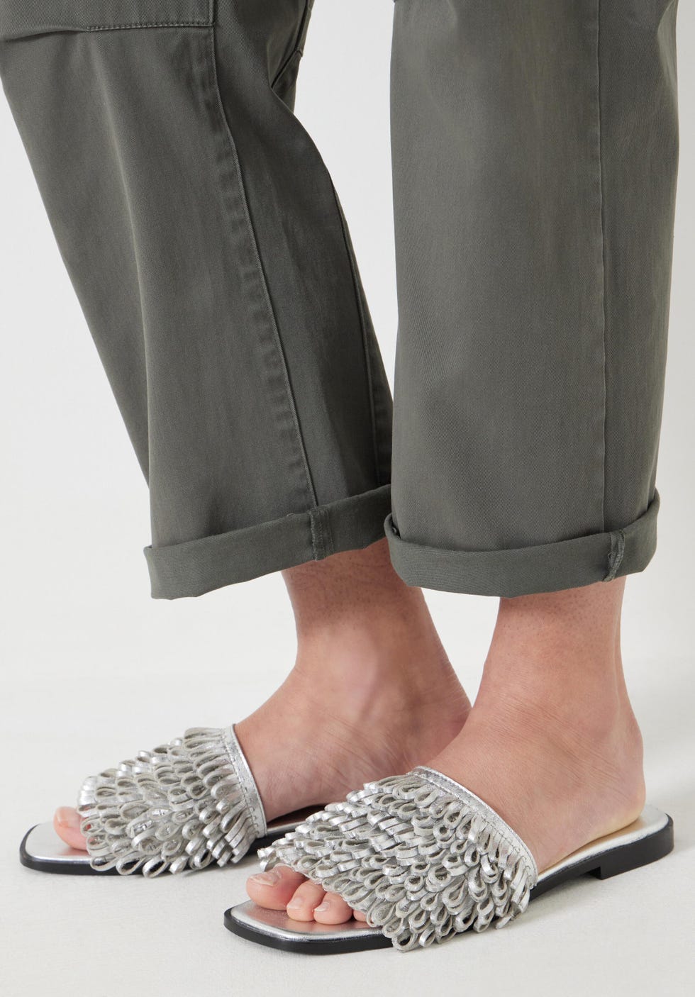 Leather Fringe sandals
