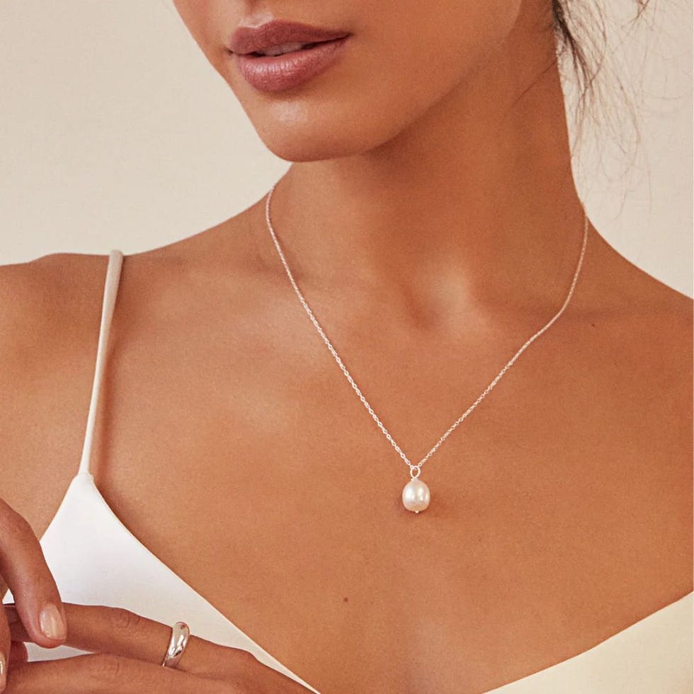 Lily & Roo Large Single Pearl Necklace