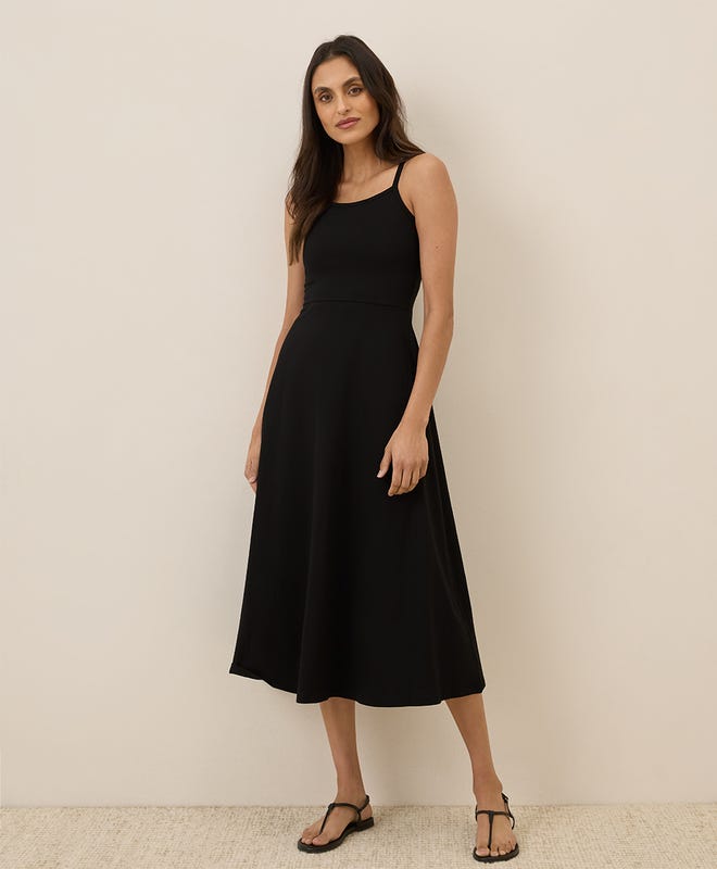 Fit & Flare Midi Dress