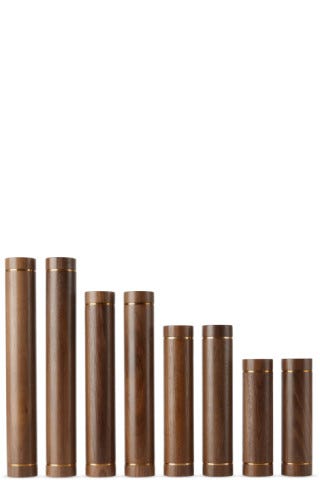 Walnut Dumbbell Set