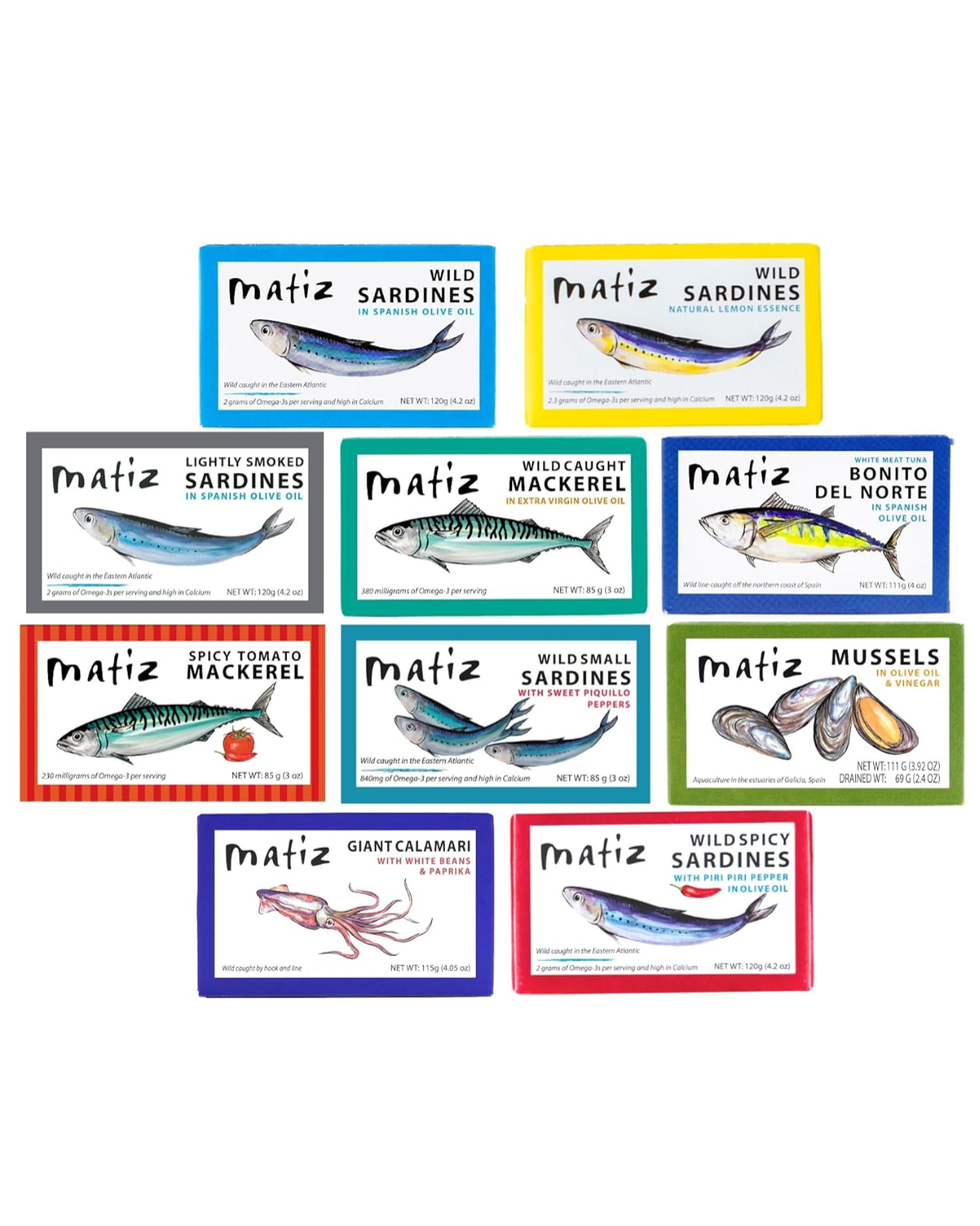 10-Can Seafood Variety Pack