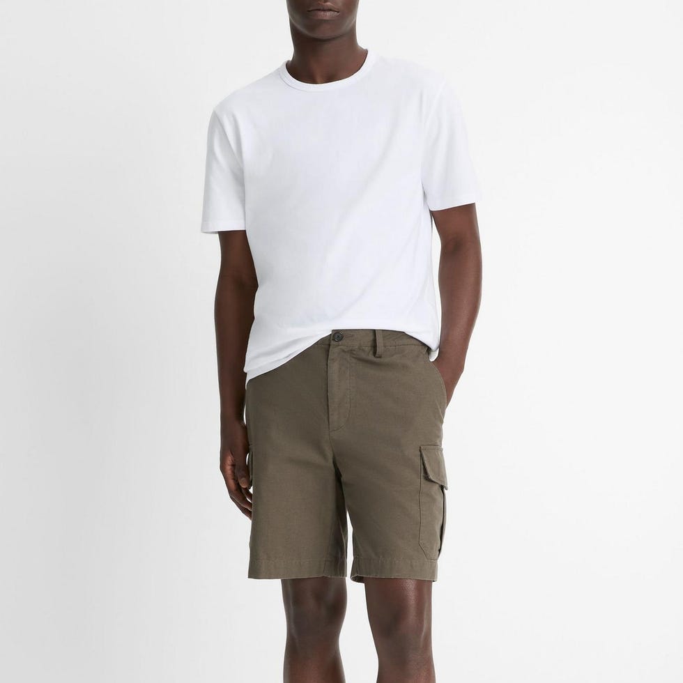 Cotton-Linen Cargo Shorts Cotton-Linen Cargo Shorts
