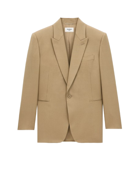 Jacket in Wool Gabardine