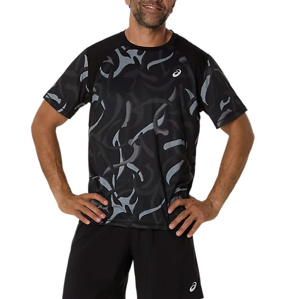 Asics Road All Over Print SS Top