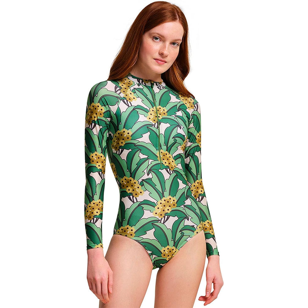 Orla Kiely Long Sleeve Swimsuit 