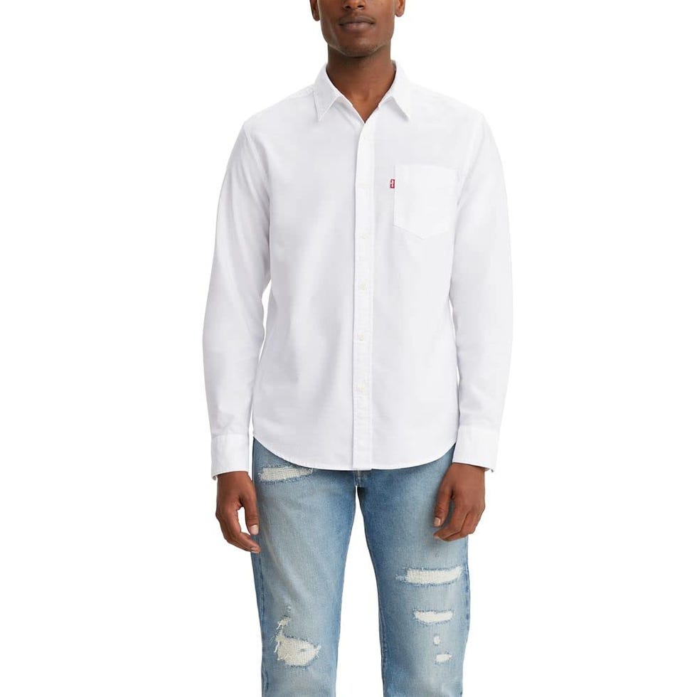 Camicia a maniche lunghe con bottoni e 1 tasca