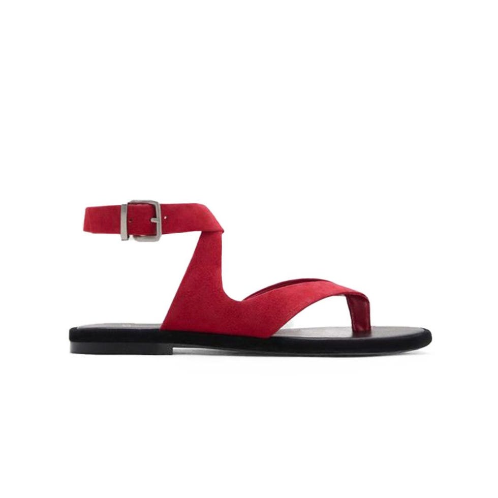 Suede Strap Sandals
