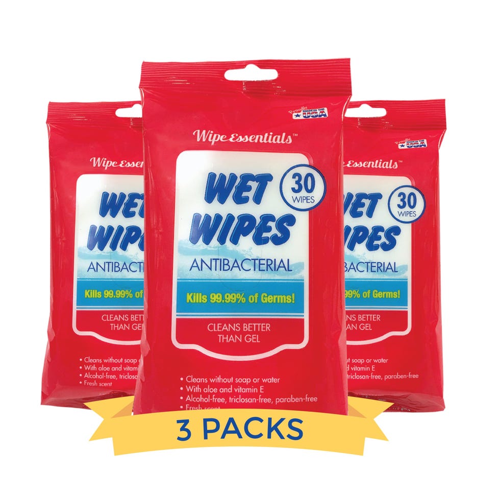 Wipes and hand sanitizer 