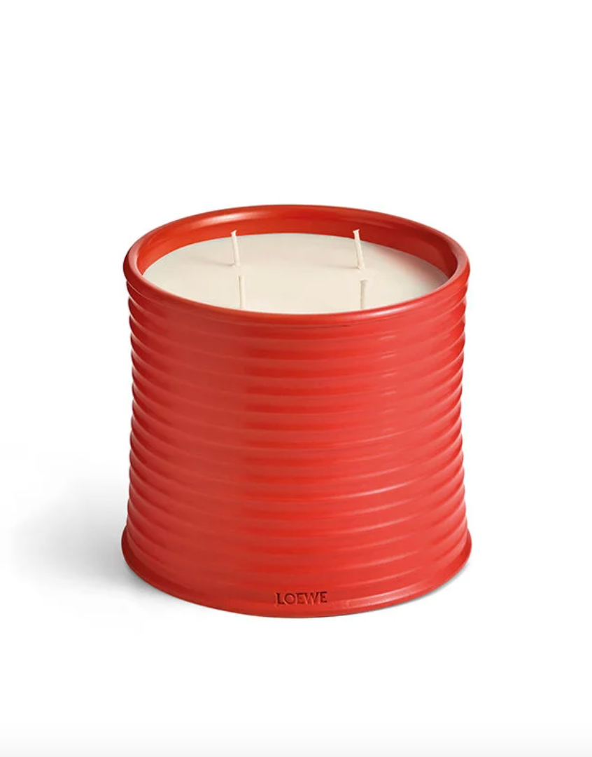 Large Tomato Leaves Candle