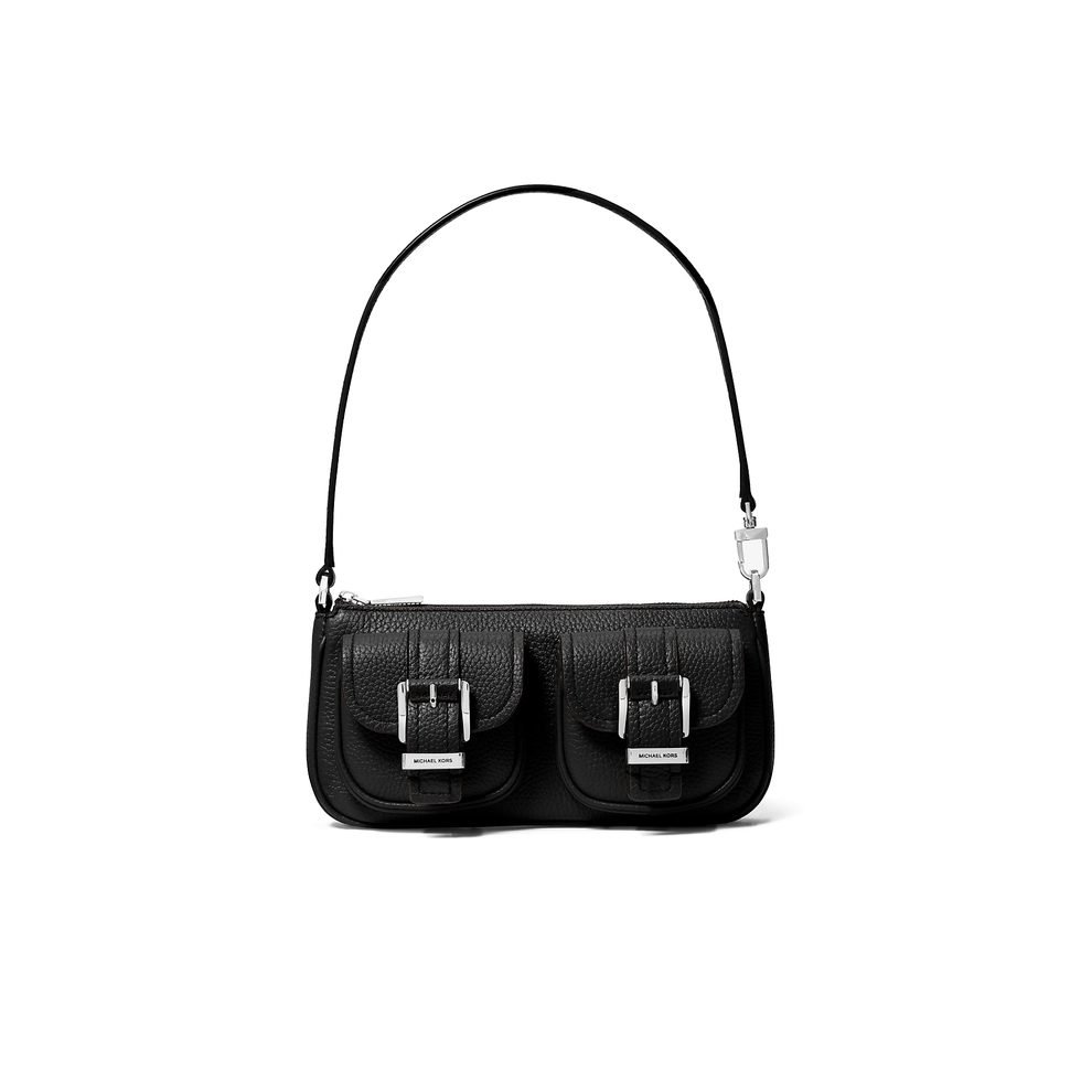 Zoe Kleine Gekorrelde Leren Pochette