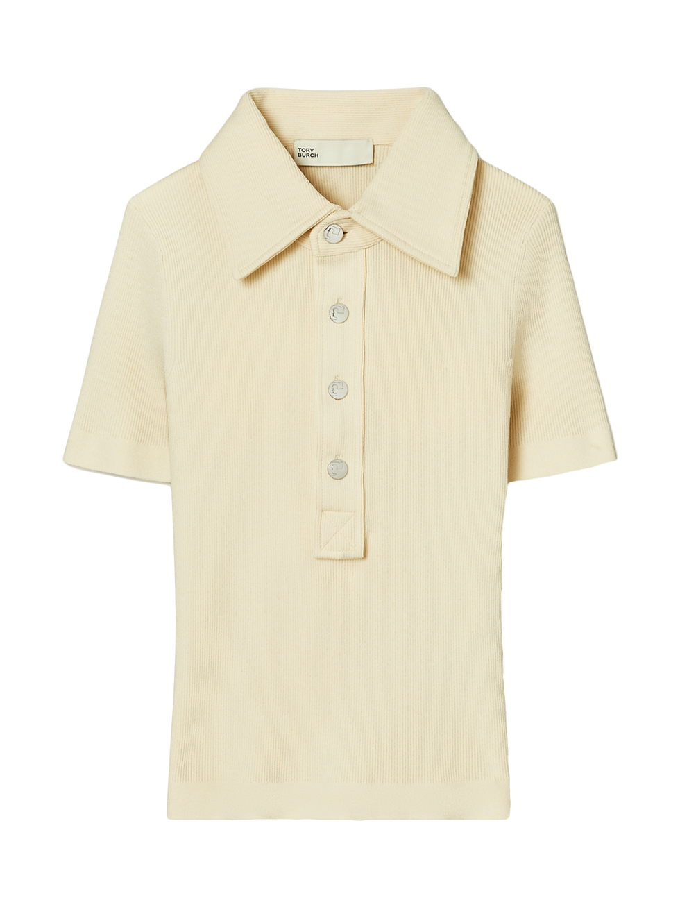 Viscose Ribbed Polo Sweater