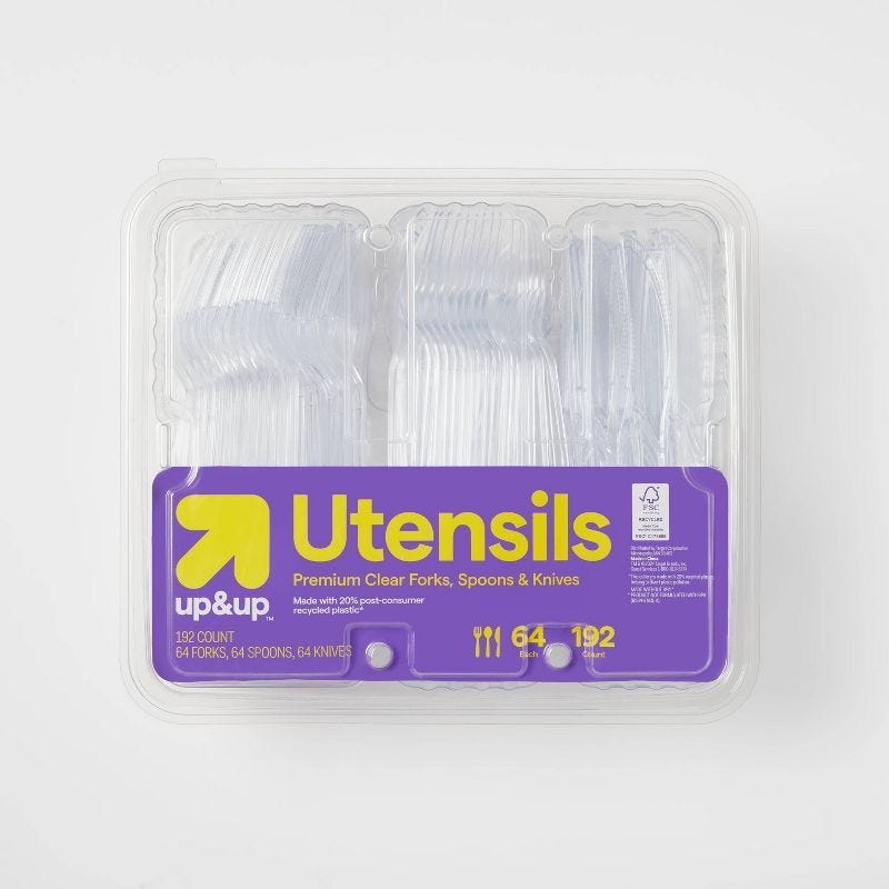Up & Up Premium Plastic Utensils