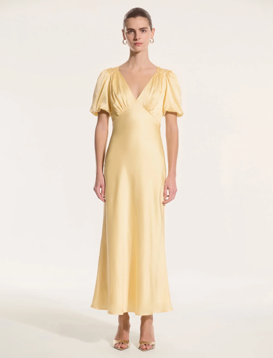 Rosie Dress in Vintage Yellow