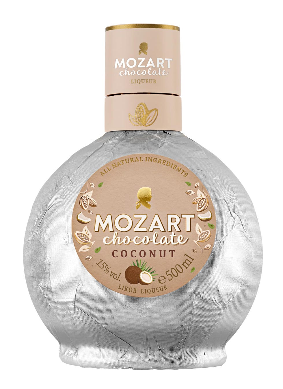 Mozart Coconut Chocolate Liqueur, 50cl